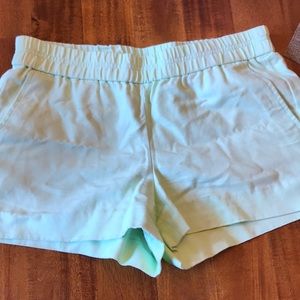 JCrew mint green shorts!